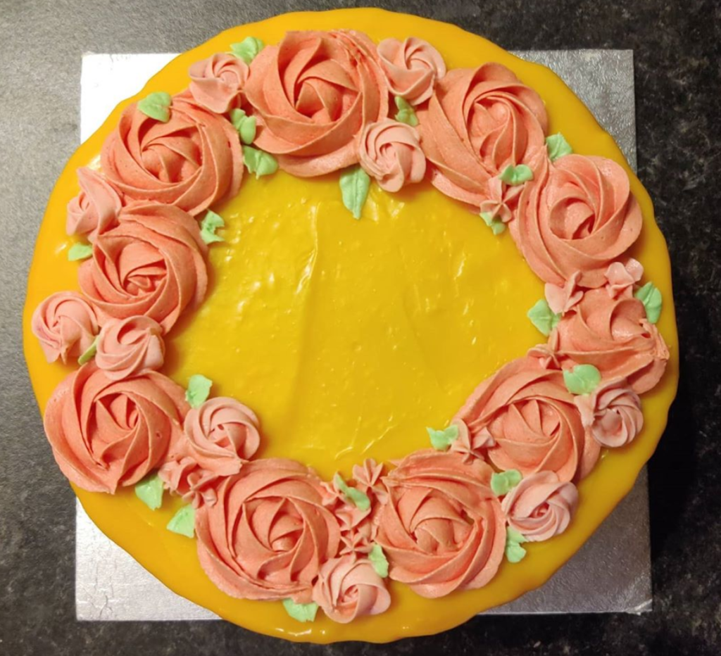 Floral Designed Cake