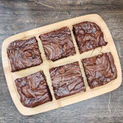 Nutella Swirl Brownies