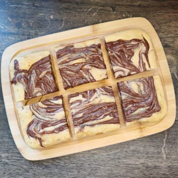 Nutella Swirl Blondies